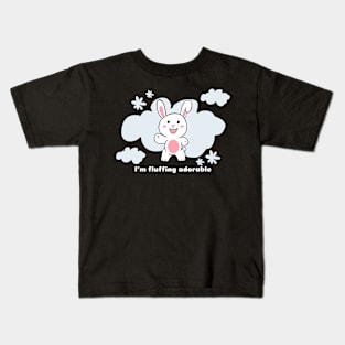 Fluffy And Adorable Bunny Kids T-Shirt